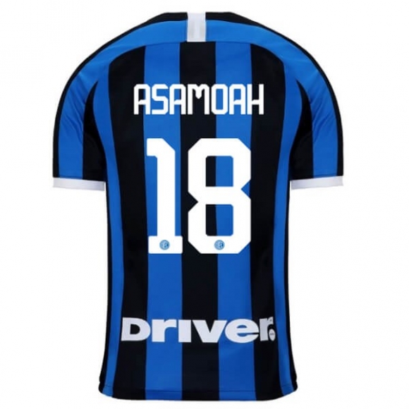 Maglia Inter Milan NO.18 Asamoah Home 2019/20 Blu