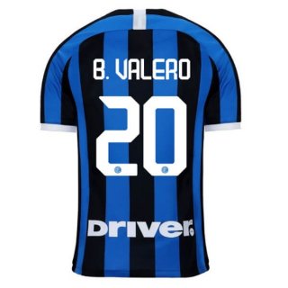 Maglia Inter Milan NO.20 B.Valero Home 2019/20 Blu