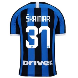 Maglia Inter Milan NO.37 Skriniar Home 2019/20 Blu