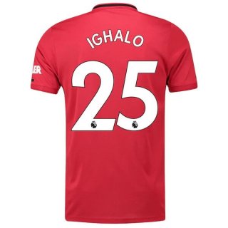 Maglia Manchester United NO.25 Ighalo Home 2019/20 Rosso
