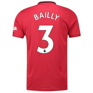 Maglia Manchester United NO.3 Bailly Home 2019/20 Rosso