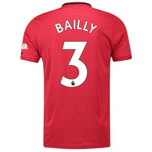 Maglia Manchester United NO.3 Bailly Home 2019/20 Rosso