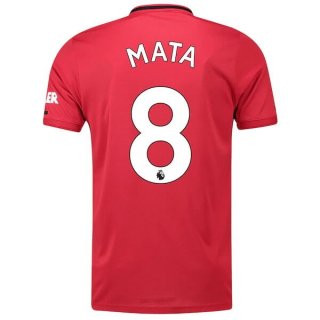 Maglia Manchester United NO.8 Mata Home 2019/20 Rosso
