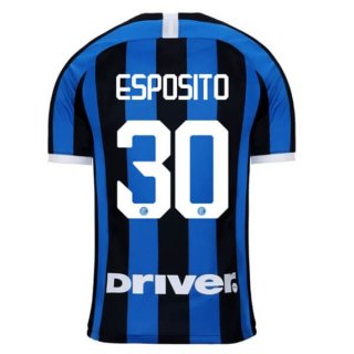 Maglia Inter Milan NO.30 Esposito Home 2019/20 Blu