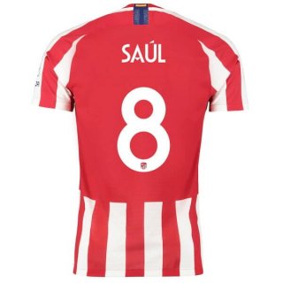Thailandia Maglia Atlético Madrid NO.8 Saúl Home 2019/20 Rosso