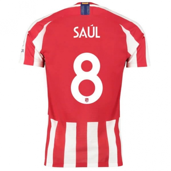 Thailandia Maglia Atlético Madrid NO.8 Saúl Home 2019/20 Rosso