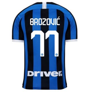 Maglia Inter Milan NO.77 Brozovic Home 2019/20 Blu