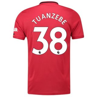 Maglia Manchester United NO.38 Tuanzebe Home 2019/20 Rosso
