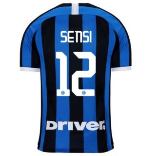 Maglia Inter Milan NO.12 Sensi Home 2019/20 Blu
