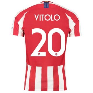 Thailandia Maglia Atlético Madrid NO.20 Vitolo 2019/20 Rosso