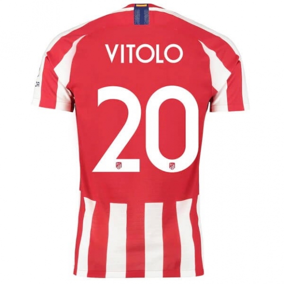 Thailandia Maglia Atlético Madrid NO.20 Vitolo 2019/20 Rosso