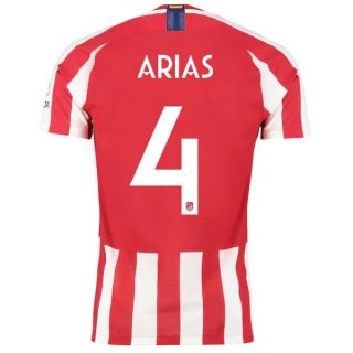 Thailandia Maglia Atlético Madrid NO.4 Arias Home 2019/20 Rosso
