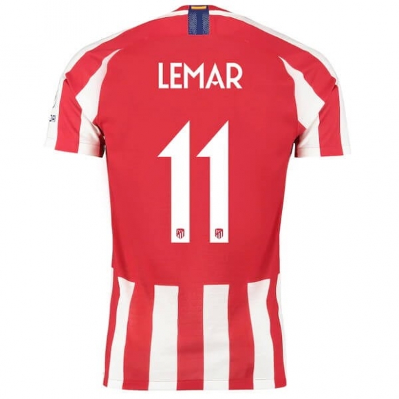 Thailandia Maglia Atlético Madrid NO.11 Lemar Home 2019/20 Rosso