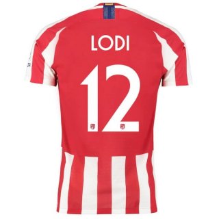 Thailandia Maglia Atlético Madrid NO.12 Lodi Home 2019/20 Rosso