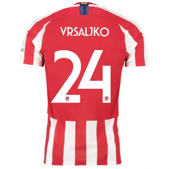 Thailandia Maglia Atlético Madrid NO.24 Vrsaljko 2019/20 Rosso