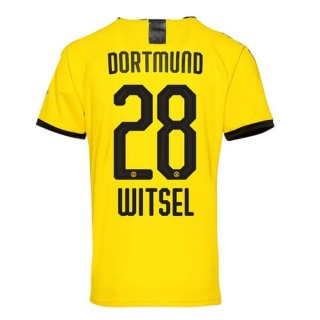 Thailandia Maglia Borussia Dortmund NO.28 Witsel Home 2019/20 Giallo