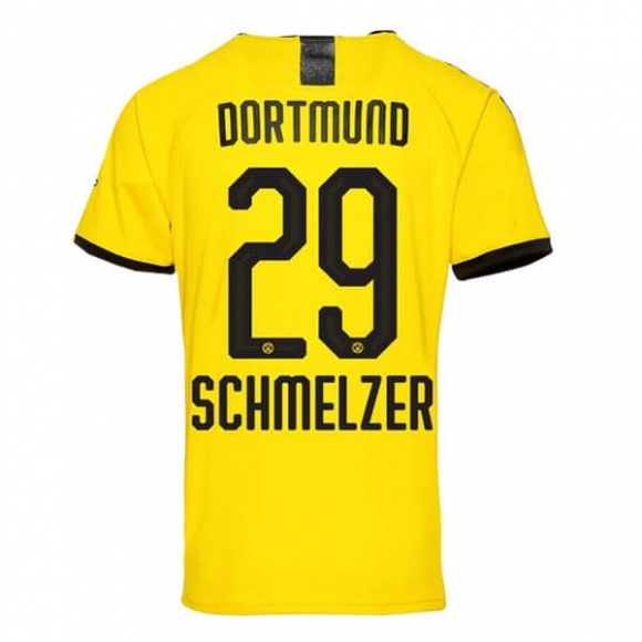 Thailandia Maglia Borussia Dortmund NO.29 Schmelzer Home 2019/20 Giallo