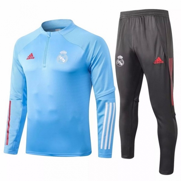 Giacca Real Madrid 2020/21 Blu Luce Grigio