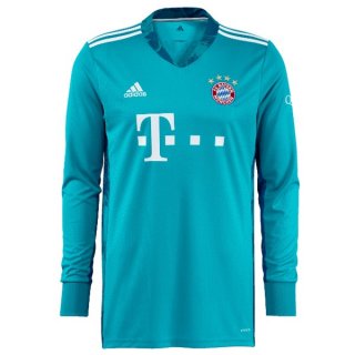 Maglia Bayern Munich Manga Larga Portiere 2020/21 Blu