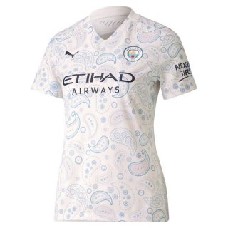 Maglia Manchester City Terza Donna 2020/21 Bianco