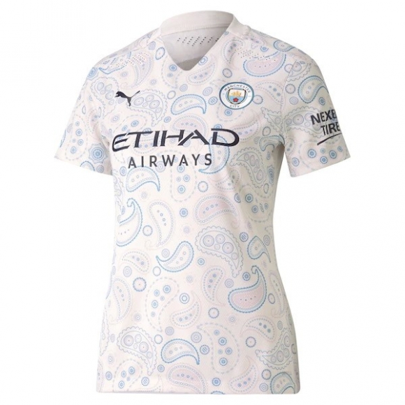 Maglia Manchester City Terza Donna 2020/21 Bianco