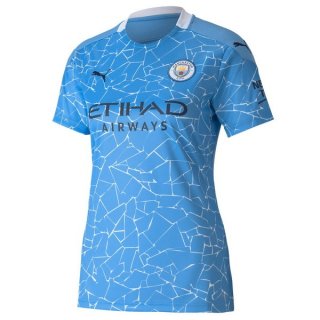 Maglia Manchester City Home Donna 2020/21 Blu