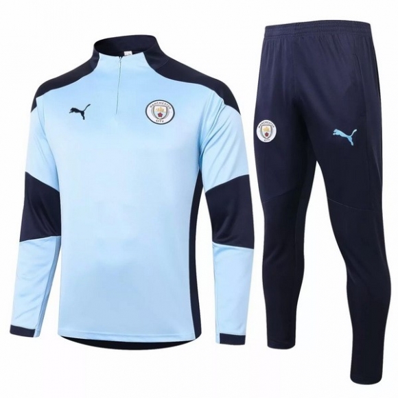 Giacca Manchester City 2020/21 Blu Nero