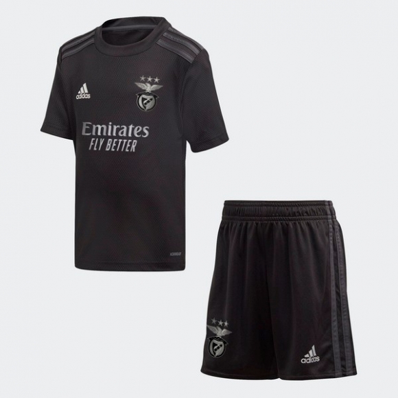 Maglia Benfica Away Bambino 2020/21 Nero