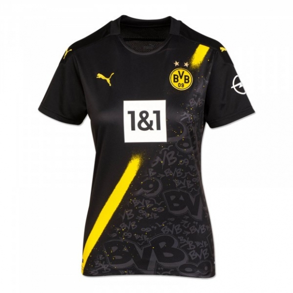 Maglia Borussia Dortmund Away Donna 2020/21 Nero