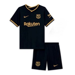 Maglia Barcellona Away Bambino 2020/21 Nero