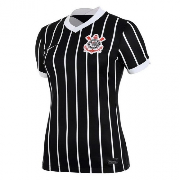 Maglia Corinthians Paulista Away Donna 2020/21 Nero