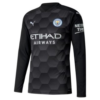 Thailandia Maglia Manchester City Home Ml Portiere 2020/21 Nero