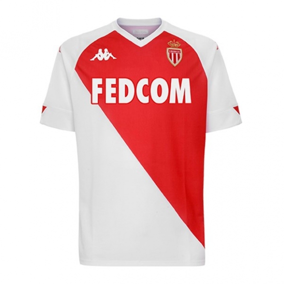 Thailandia Maglia As Monaco Home 2020/21 Rosso Bianco
