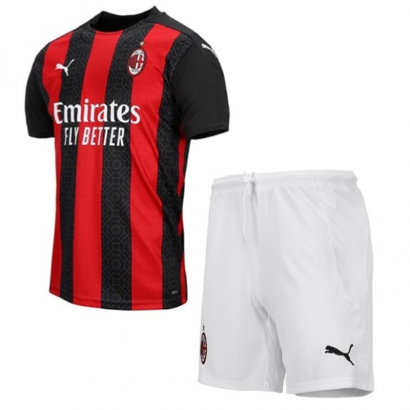 Maglia Ac Milan Home Bambino 2020/21 Rosso