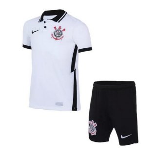 Maglia Corinthians Paulista Home Bambino 2020/21 Bianco