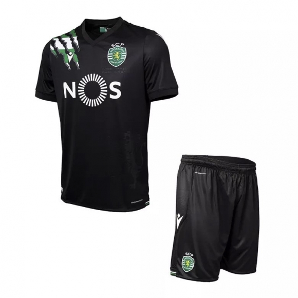 Maglia Lisboa Away Bambino 2020/21 Nero
