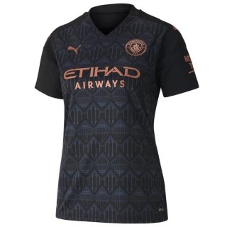 Maglia Manchester City Away Donna 2020/21 Nero