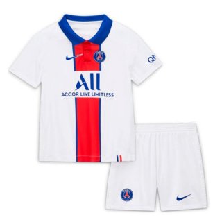 Maglia Paris Saint Germain Away Bambino 2020/21 Bianco