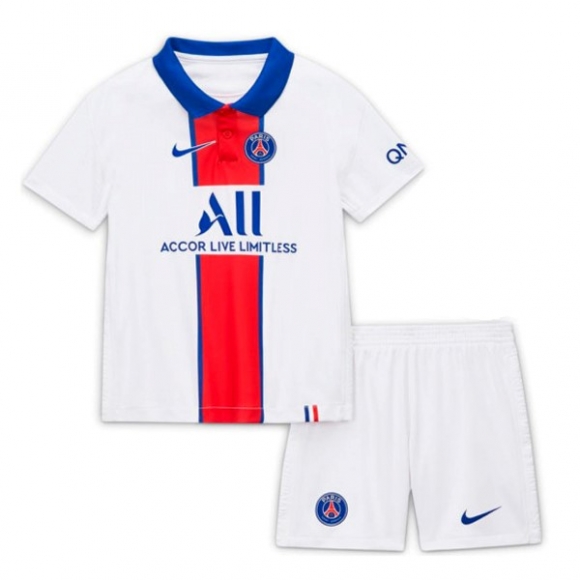 Maglia Paris Saint Germain Away Bambino 2020/21 Bianco
