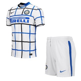 Maglia Inter Milan Away Bambino 2020/21 Bianco