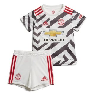 Maglia Manchester United Terza Bambino 2020/21 Bianco
