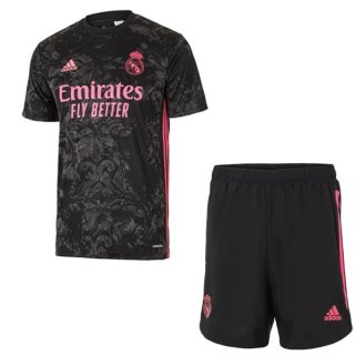 Maglia Real Madrid Terza Bambino 2020/21 Nero
