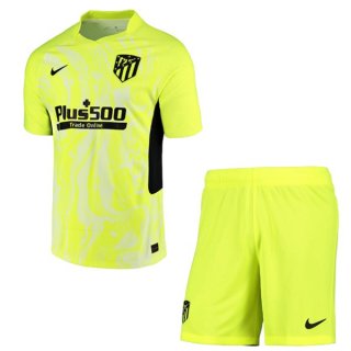 Maglia Atletico Madrid Terza Bambino 2020/21 Verde Fluorescente