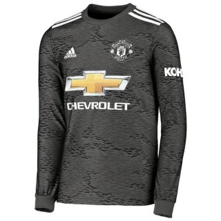 Thailandia Maglia Manchester United Away Ml 2020/21 Nero