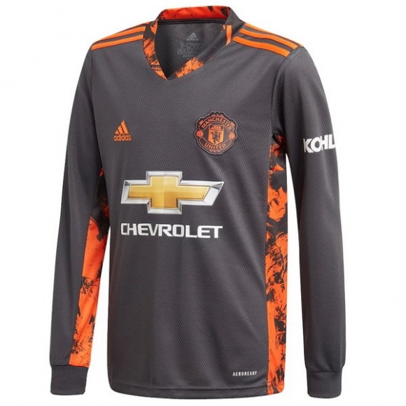 Thailandia Maglia Manchester United Home Ml Portiere 2020/21 Grigio