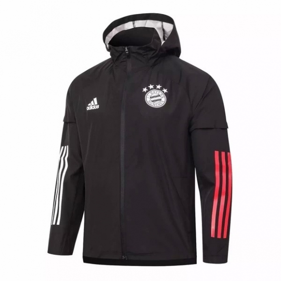 Giacca A Vento Bayern Munich 2020/21 Nero Rosso