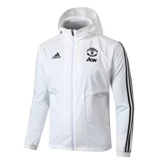 Giacca A Vento Manchester United 2020/21 Bianco Nero