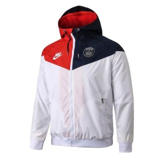 Giacca A Vento Paris Saint Germain 2020/21 Bianco Rosso