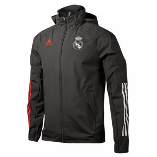 Giacca A Vento Real Madrid 2020/21 Nero