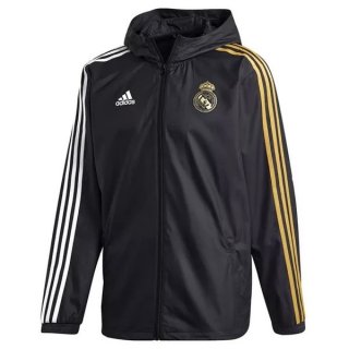 Giacca A Vento Real Madrid 2020/21 Nero Giallo